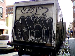 tagged truck
