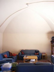 Reading room showing the high arched roof