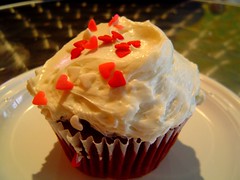 sexy red velvet cupcake