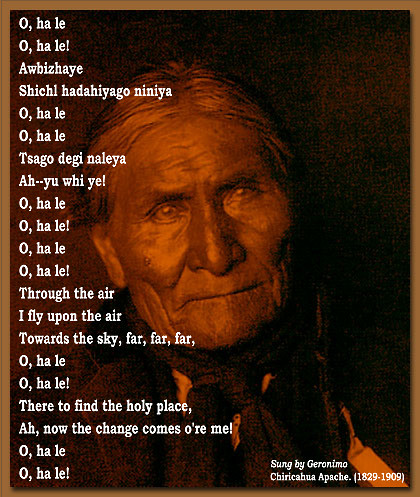 Sung by Geronimo