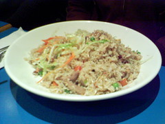 Salty fish rice