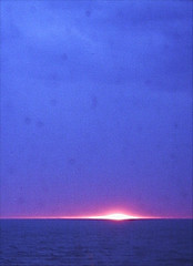 Rain on Window Sun on Horizon 1