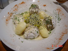 Cod and new potatoes