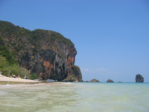 Beautiful Phran-Nga beach at Rai Lay