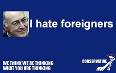 Conservative campaign poster